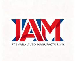 Logo PT IHARA AUTO MANUFACTURING berbentuk roda gigi